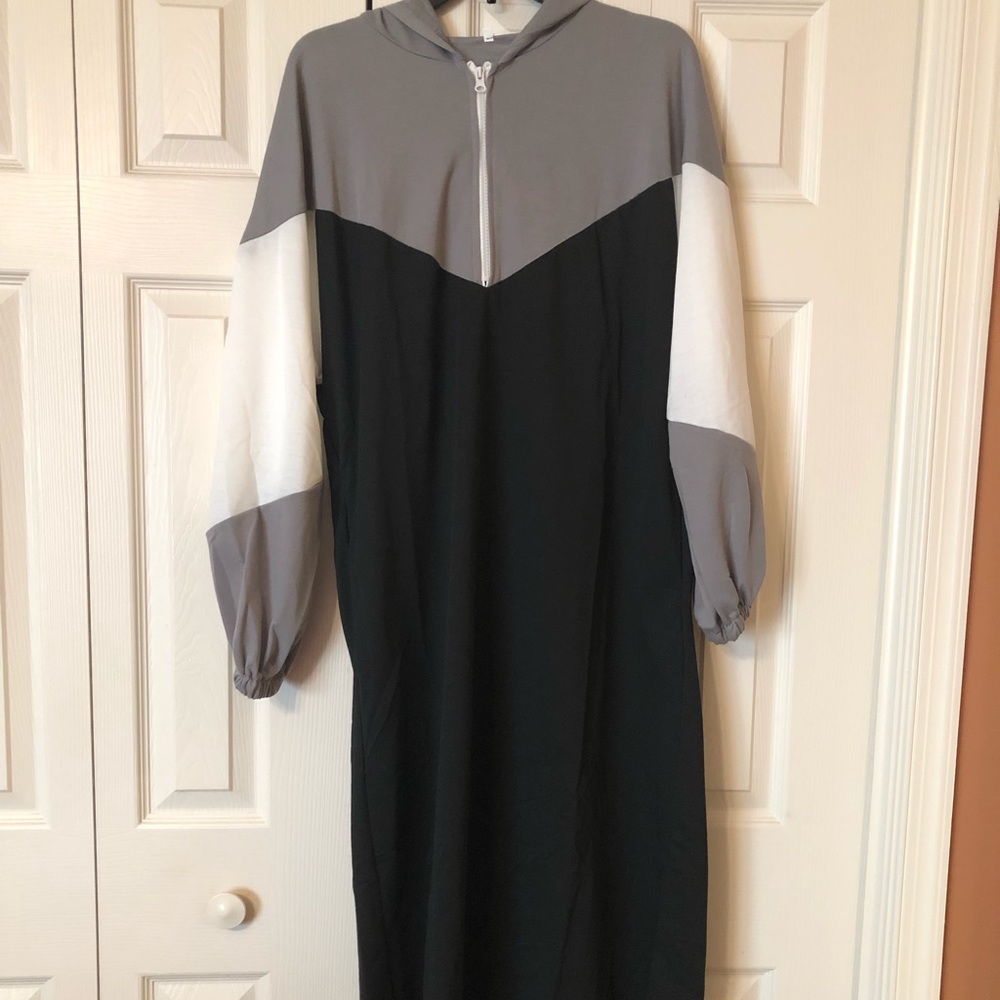Maxi Sweatshirt/Hoodie Dress